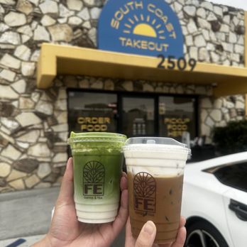 Fe Caphe - Banana Matcha,  Vietnamese Coffee with Salted Foam - Coffee & Tea Near Me - Santa Ana, California