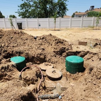 Pump & Dump - Newly installed risers on my septic system. - Septic Services Near Me