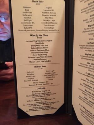 Menu photo 3 The Wheeltapper Pub And Patio New York, NY