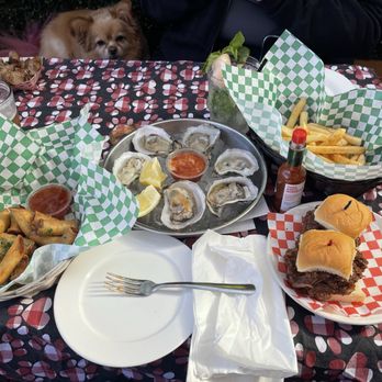 7 Mile House - Lumpia mixed(chicken and pork), oysters on the half shell, seasoned fries and pork sliders! - Sports Bars Near Me - Brisbane, California