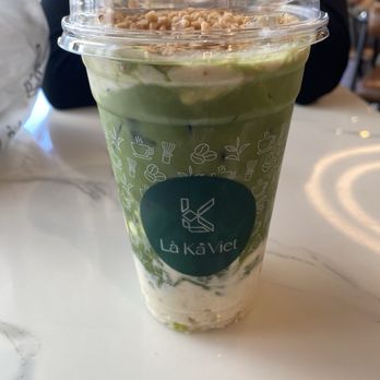 La Ka Viet - Banana Pudding Matcha - Desserts Near Me - Westminster, California
