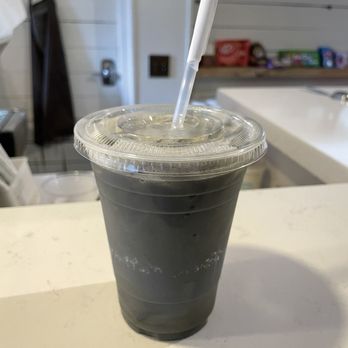 Arvo at the Surfjack - Charcoal Latte. YUM - Coffee & Tea Near Me - Honolulu, Hawaii