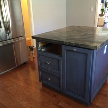 Fernandez Brothers Cabinets - island they built with custom paint/glaze. our favorite piece of the kitchen - General Contractors Near Me - San Jose, California Fernandez Brothers Cabinets - island they built with custom paint/glaze. our favorite piece of the kitchen - General Contractors Near Me - San Jose, California