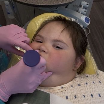 My Kids Happy Teeth - Getting her teeth cleaned - Dentists Near Me - Bakersfield, California