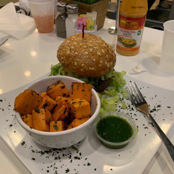 the Protein Source - Veggie burger with sweet potato hash - Juice Bars & Smoothies Near Me - Las Vegas, Nevada the Protein Source - Veggie burger with sweet potato hash - Juice Bars & Smoothies Near Me - Las Vegas, Nevada
