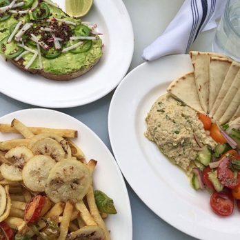 Beatrix - Kennebec Fries, Hummus & Vegetables, Avocado & Jalapeno Toast - New American Near Me - Chicago, Illinois