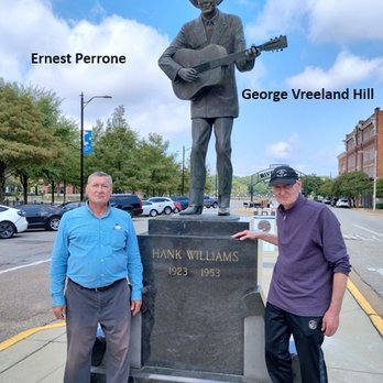 Hank Williams Museum - Statue of Hank Williams down the street from the Hank Williams Museum. - Museums Near Me - Montgomery, Alabama