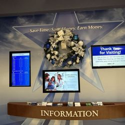 RBFCU - Georgetown - Information is literally at my fingertips in the lobby.