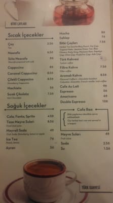 Menu photo 3 Cafe Rea Istanbul, 34 Menu photo 3 Cafe Rea Istanbul, 34