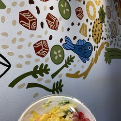 Song Tea & Poke - The mango bowl with shrimp + crab
