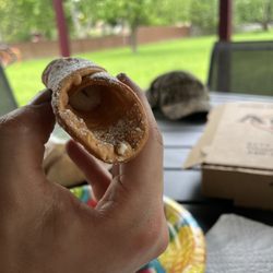 Angelina's Pizza - Almost empty cannoli