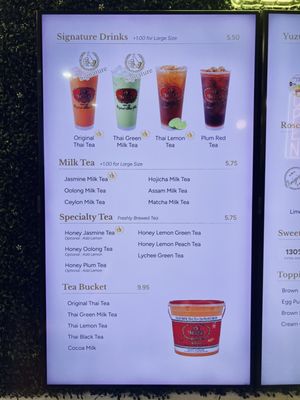 Menu photo 1 ChaTraMue Original Thai Tea Rosemead, CA