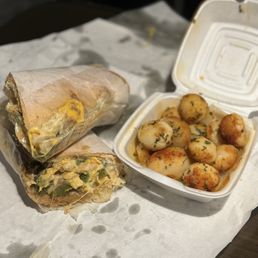 Shrimp Philly Sandwich