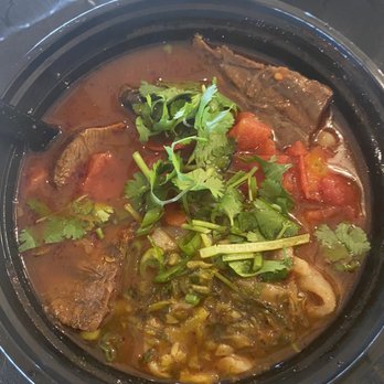 Taipei Station Cafe - Tomato Flavor beef noodle soup - Taiwanese Near Me - Plano, Texas Taipei Station Cafe - Tomato Flavor beef noodle soup - Taiwanese Near Me - Plano, Texas