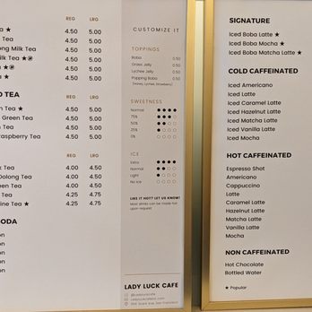 Lady Luck Cafe - Price of tea and selection - Coffee & Tea Near Me - San Francisco, California Lady Luck Cafe - Price of tea and selection - Coffee & Tea Near Me - San Francisco, California