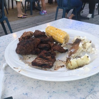Boardwalk Cafe & Pub - Disgusting burnt steak tips - Seafood Near Me - Hampton, New Hampshire