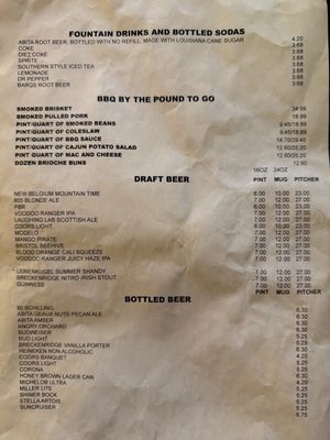 Menu photo 1 Boudreauxs BBQ Cañon City, CO