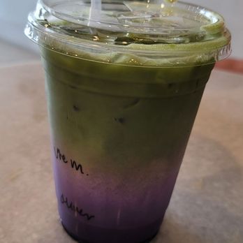 Varraco Coffee + Roasters - Ube matcha latte - Coffee & Tea Near Me - Palm Desert, California Varraco Coffee + Roasters - Ube matcha latte - Coffee & Tea Near Me - Palm Desert, California