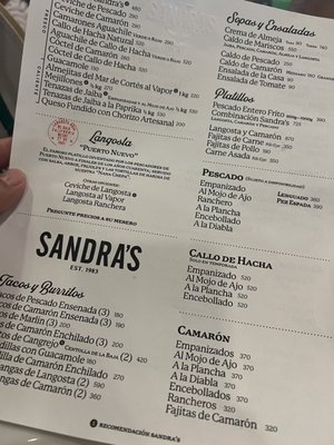 Menu photo 4 Sandra's Restaraunt Puerto Nuevo, BCN Menu photo 4 Sandra's Restaraunt Puerto Nuevo, BCN