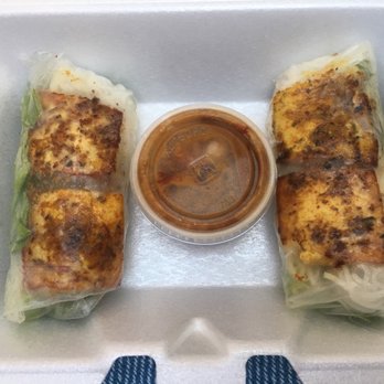 Hughie's - Spicy Tofu Spring Rolls - Vietnamese Near Me - Houston, Texas Hughie's - Spicy Tofu Spring Rolls - Vietnamese Near Me - Houston, Texas