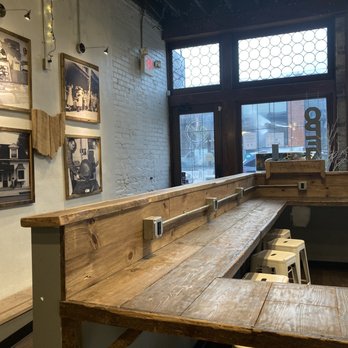Winans Coffee & Chocolate - Rustic and ample seating, with a really chic feel! (And an upstairs level for seating!) - Chocolatiers & Shops Near Me - Springfield, Ohio