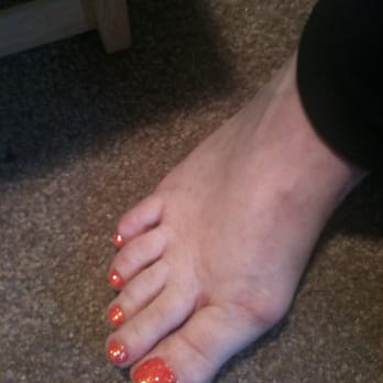 Nails By Honey - SHELLAC Colored Toes               Nails By Honey                 619-665-5370 - Nail Salons Near Me - El Cajon, California