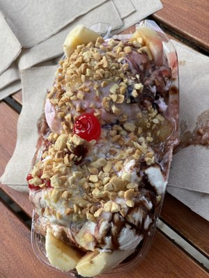Log Cabin Ice Cream by null