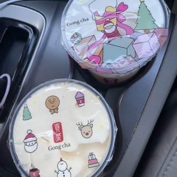 Gong Cha - Cute festive seals - Bubble Tea Near Me - Virginia Beach, Virginia