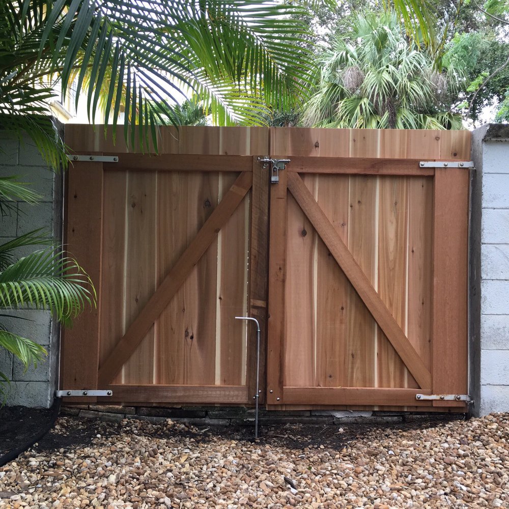 JETS Construction - New cedar gate. Work by Jets Construction. - General Contractors Near Me