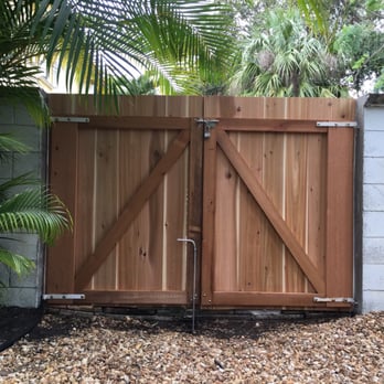 JETS Construction - New cedar gate. Work by Jets Construction. - General Contractors Near Me