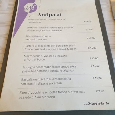 Menu photo 2 La Marescialla Montebello Vicentino, VI