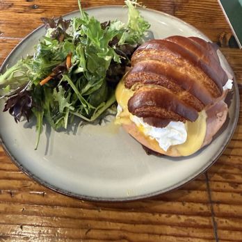 Lazy Dough - Croissant Eggs Benedict - Breakfast & Brunch Near Me - Long Beach, California