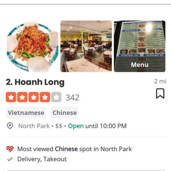 Hoanh Long Vietnamese & Chinese Restaurant - Vietnamese Near Me - Chicago, Illinois