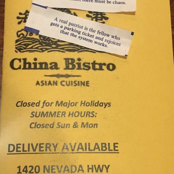 China Bistro - Thai Near Me - Boulder City, Nevada