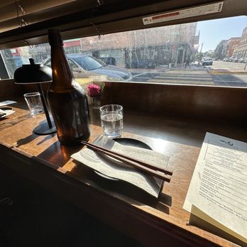 Yonsei Handrolls - Window seat with view of telegraph st/fox theater - Japanese Near Me - Oakland, California Yonsei Handrolls - Window seat with view of telegraph st/fox theater - Japanese Near Me - Oakland, California