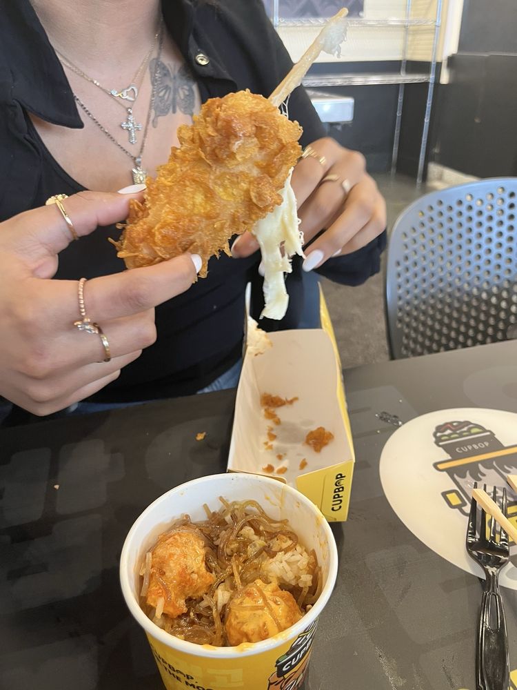 Food from Cupbop - Korean BBQ in a Cup