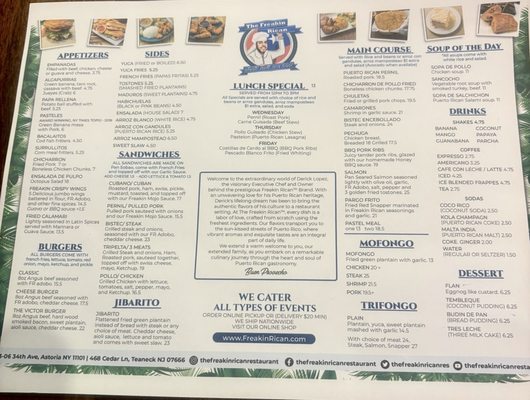 Menu photo 2 The Freakin Rican Astoria, NY Menu photo 2 The Freakin Rican Astoria, NY