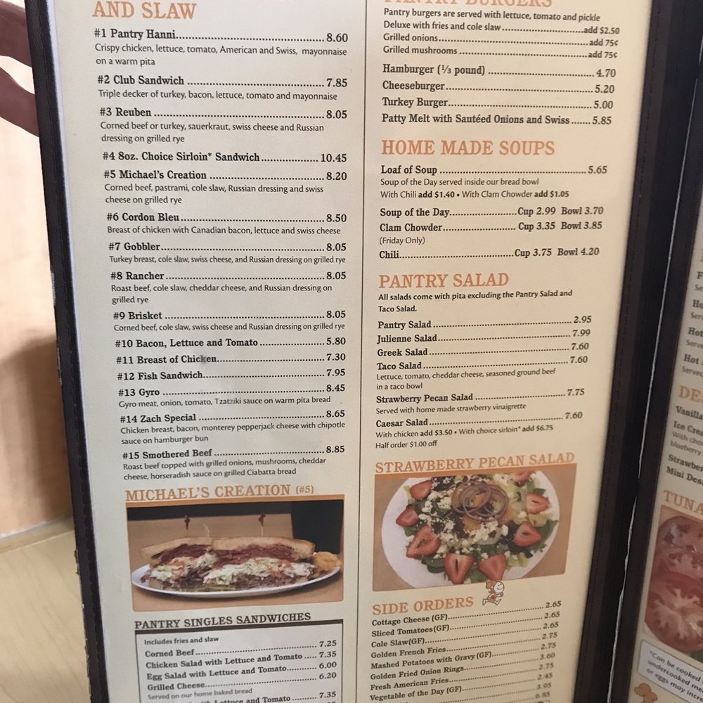 The Pantry Restaurant - Current menu - Breakfast & Brunch Near Me - Washington, Michigan