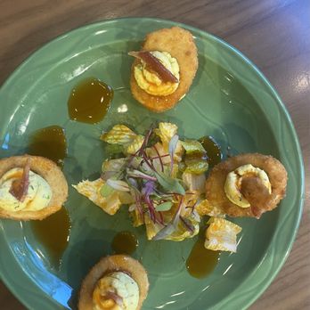 Fixins - Fried Deviled Eggs - Soul Food Near Me - Detroit, Michigan Fixins - Fried Deviled Eggs - Soul Food Near Me - Detroit, Michigan