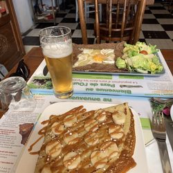 Déco-Thé - Crepe with caramel and banana