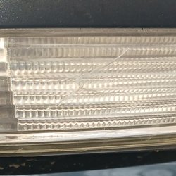 Fulton Tire - Cracked light.