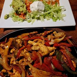 Penny and I both enjoyed our awesome Chicken Fajitas