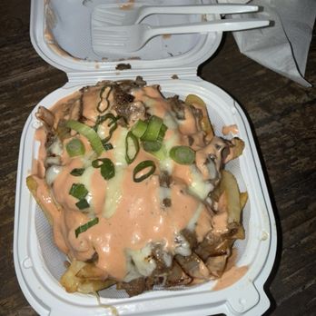 Hangry Belly - Philly Cheese Steak Fries - Burgers Near Me - Long Beach, California Hangry Belly - Philly Cheese Steak Fries - Burgers Near Me - Long Beach, California