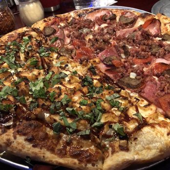 Paulie's Pizza Pub - Half meat lovers, half bbq chicken - Pubs Near Me - Upland, California Paulie's Pizza Pub - Half meat lovers, half bbq chicken - Pubs Near Me - Upland, California