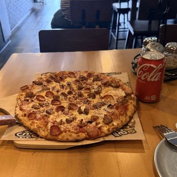 HomeSlyce - 12" Strongman Meat Pizza - Pizza Near Me - Timonium, Maryland