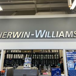 Sherwin-Williams Paint Store - Counter area