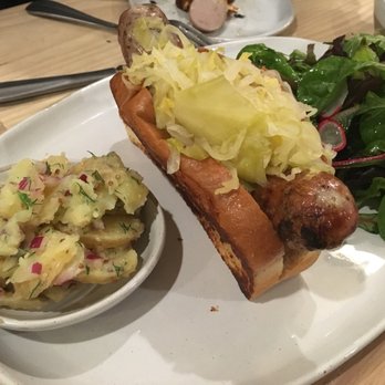 Wursthall - Thuringer wurst with sauerkraut - German Near Me - San Mateo, California