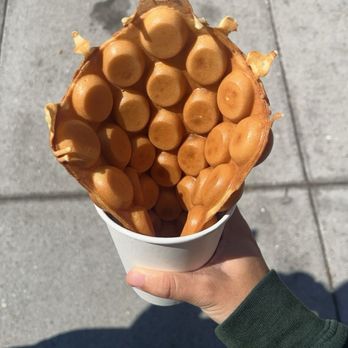 Little Sweet - Egg Puff Waffle Original Flavor - Bubble Tea Near Me - San Francisco, California