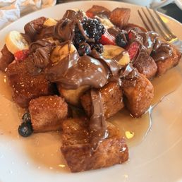 French Toast Bites with Nutella