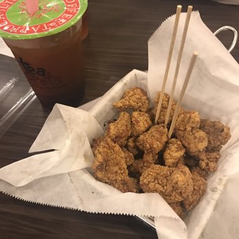 Tea Spots - Popcorn chicken and passion fruit oolong boba - Shaved Ice Near Me - Pasadena, California Tea Spots - Popcorn chicken and passion fruit oolong boba - Shaved Ice Near Me - Pasadena, California
